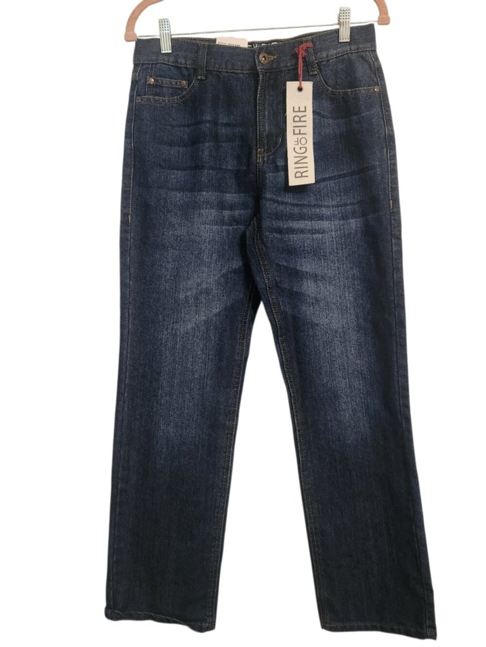 NWT Ring Of Fire Boy's Straight Leg Jeans Size 18